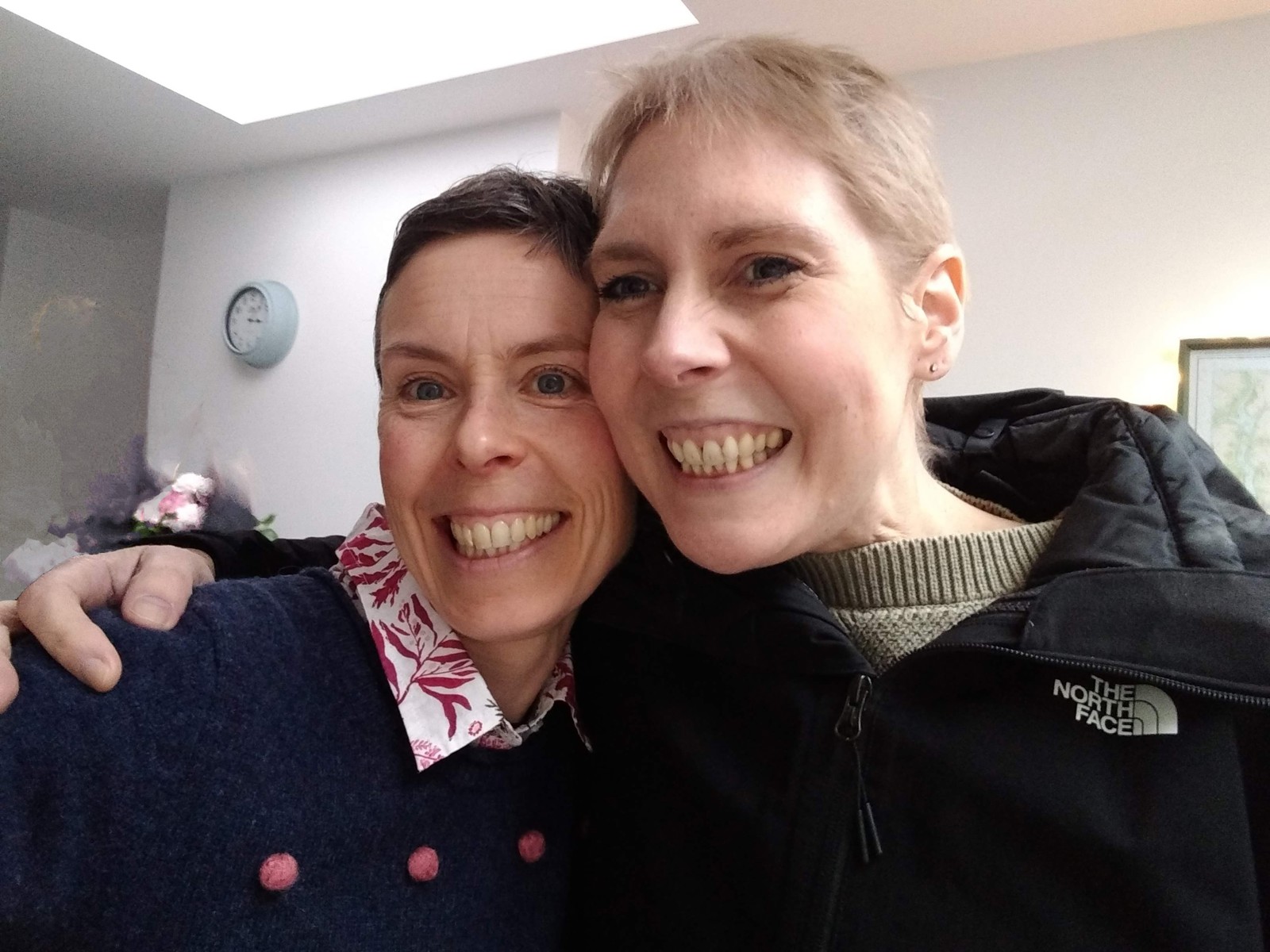 Jenny (left) and Laura (right) who have raised money for Hospice and been cared for by the St Luke's team.